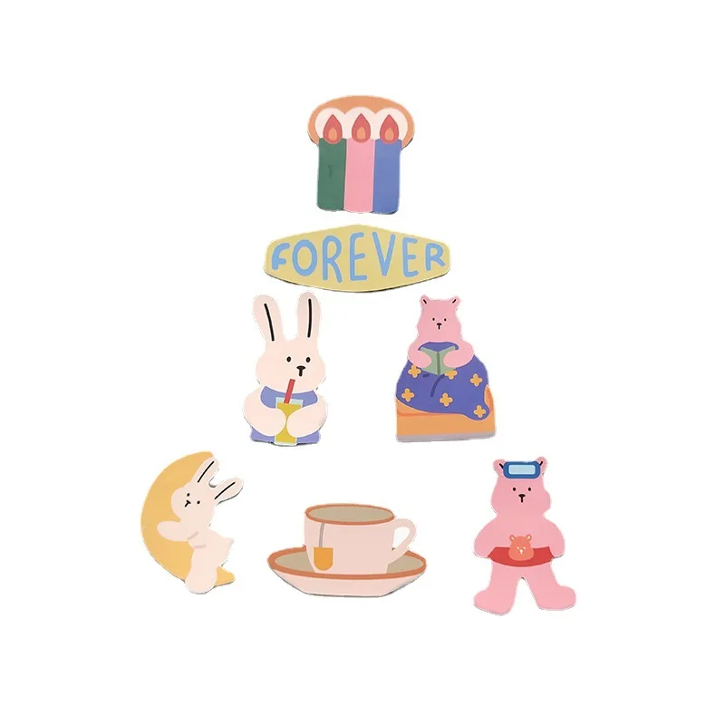 10/30/50pcs 관광 곰 스티커 노트북 자전거 기타 스케이트 보드 스티커 아이 DIY 낙서 방수 스티커 장난감