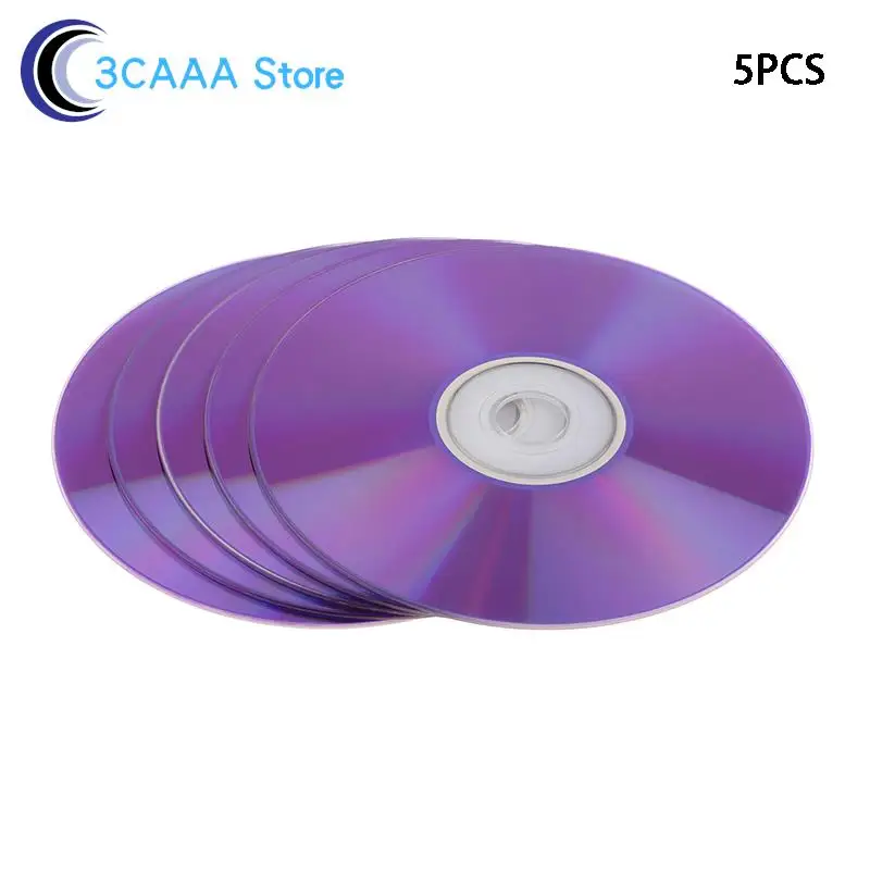 5Pcs DVD Drives Blank DVD + R CD Disk 8.5GB 8X Bluray Write Once Data Storage Empty Recordable Media Compact recordable compact disc blank blu ray disc blank recordable disc