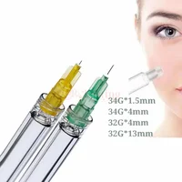 50pcs/lot 30G 4mm 25mm 32G 4mm 6mm 8mm 13mm Disposable Needle Sterile Package Tattoo Tip Minor Teeth Irrigator Painless Eyelid 2