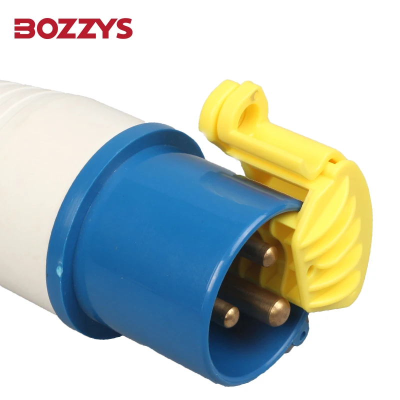 

Industrial Waterproof Plug Lockout Suitable for Standard Plug Sizes from 16A though to 125A Preventing Insertion into a Socket