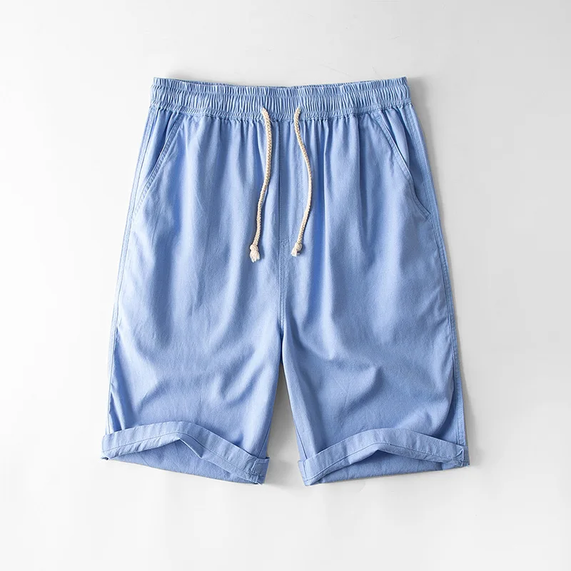 

Summer Oversized Men Shorts Breathable Linen Shorts For Men Quick Dry Sport Basketball Shorts Male Gym Beach Shorts Man Clothing