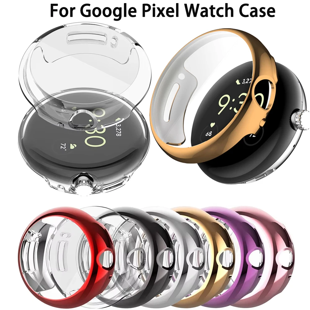 Premium Anti-Scratch TPU Protective Cover for Google Pixel Watch - Full Coverage Shield