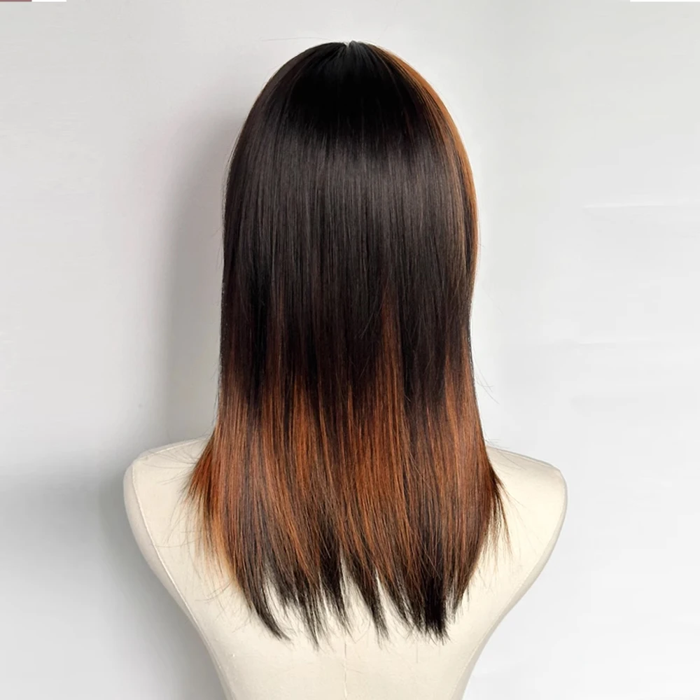 Рисунок 2 - Синтетический короткий прямой парик с эффектом омбре