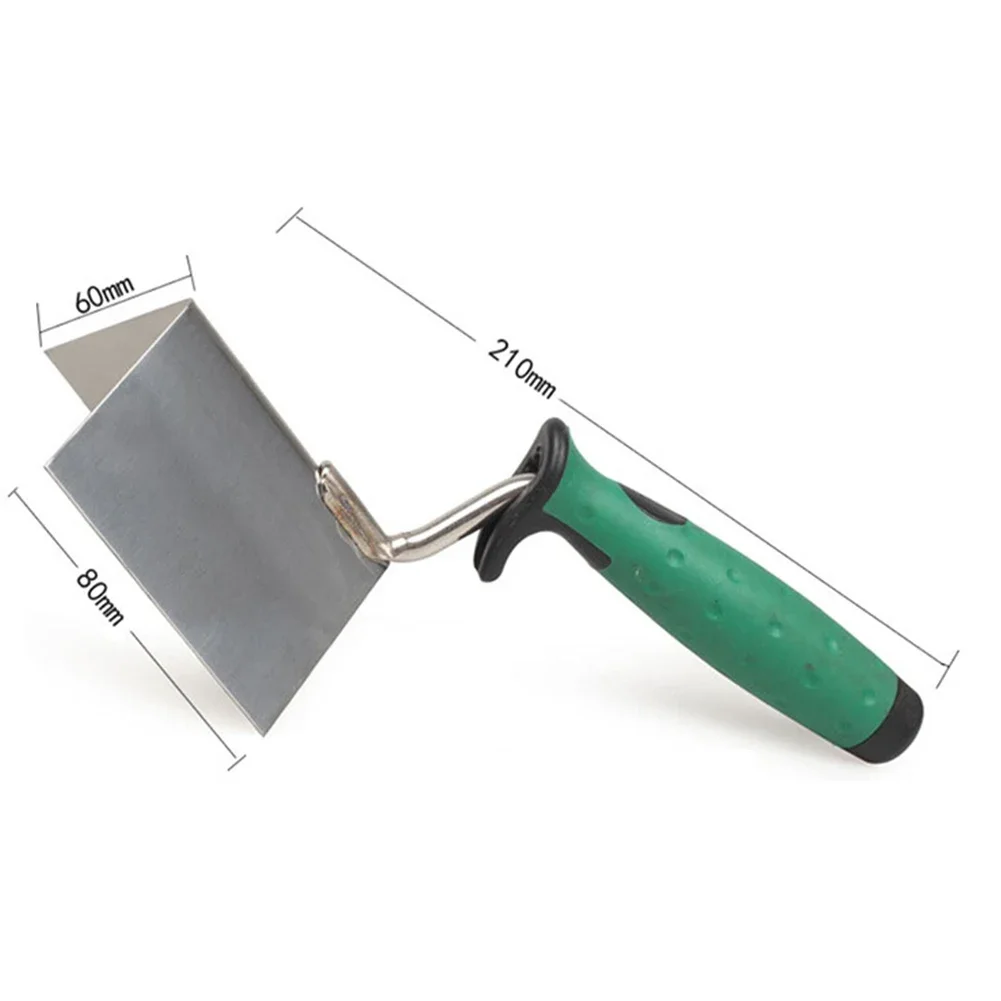 1pc Drywall Corner Tool Outer Internal Drywall Corner Trowel Stainless Steel Plastering Finishing Tool For Gyprock Plasterboard drywall smoothing spatula putty knife set drywall taping tool