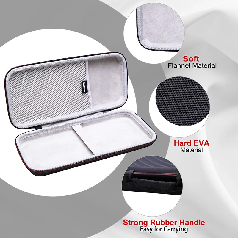 Ltgem-eva Hard Case For Apple Magic Keyboard Carregando Bolsa de Armazenamento Viagem - Imagem 4