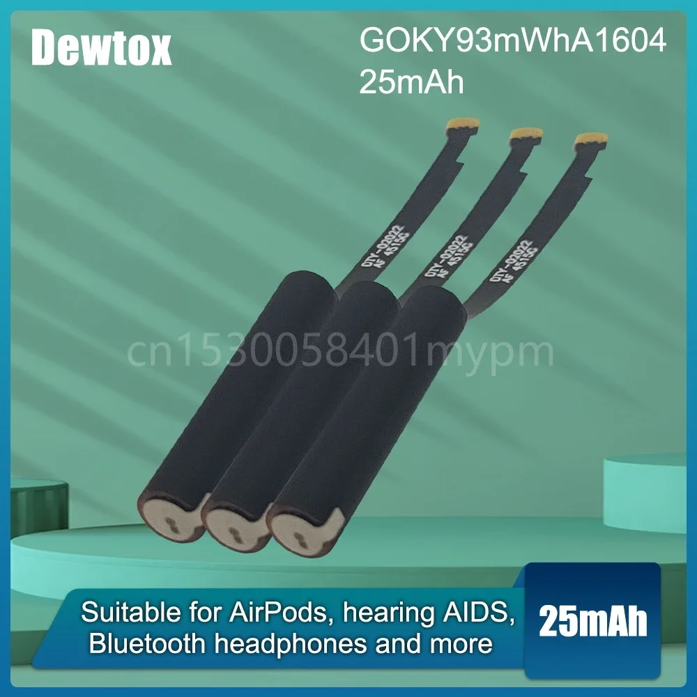 Batteria Cilindro Auricolare 45230 Per Air Pods 1 Air Pods 2 A1604 A1604 A1523 A1722 A2032 Airpods 1St 2Nd Batteria Sostituibile