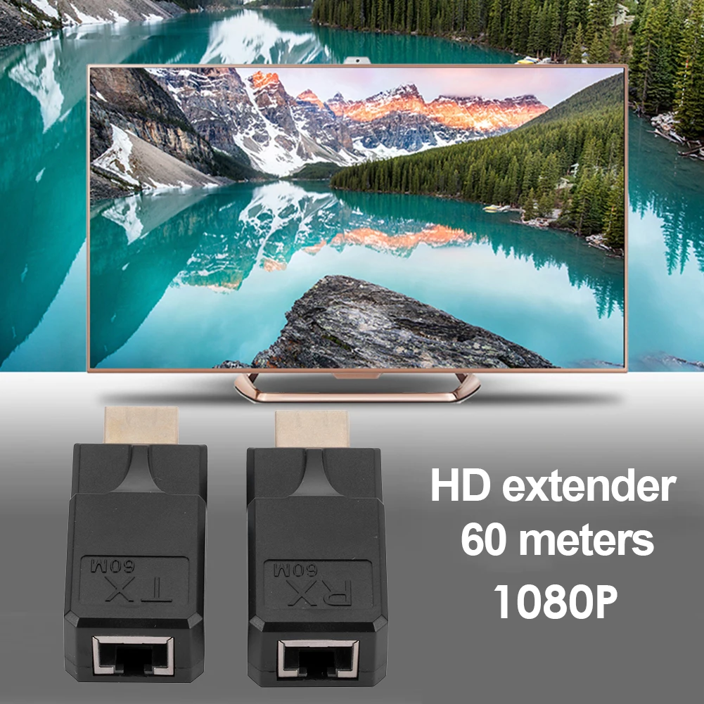 HDMI ȣȯ ۽ű ù, USB  ̺ , 1080P HDMI ȣȯ ͽٴ, ÷  ÷  Cat5e Cat6, 60M