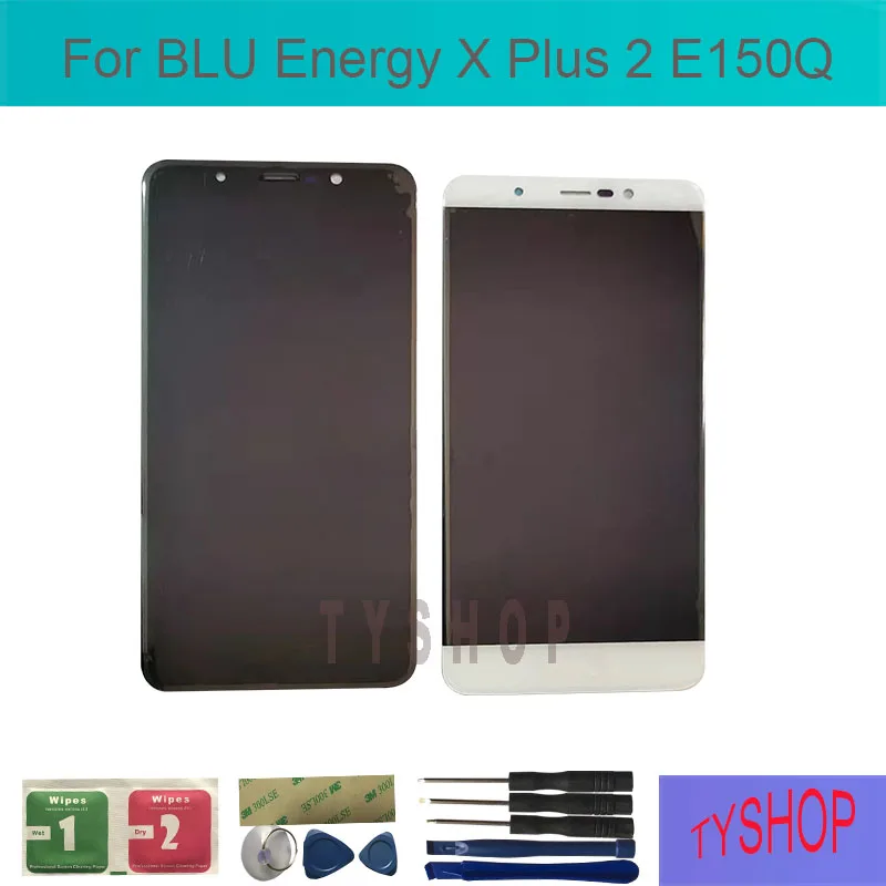 100% Tested For BLU Energy X Plus 2 E150Q LCD Display Touch Screen Digitizer Assembly Repair Parts Tool |