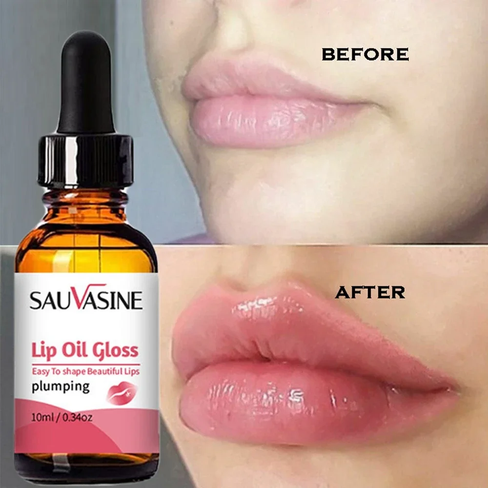 Lasting Volumising Lips Serum Plumper Repairing Reduce Fine Lines Fuller Filler Bigger Pulp Lips Moisturizing Care Essence 10ML 2