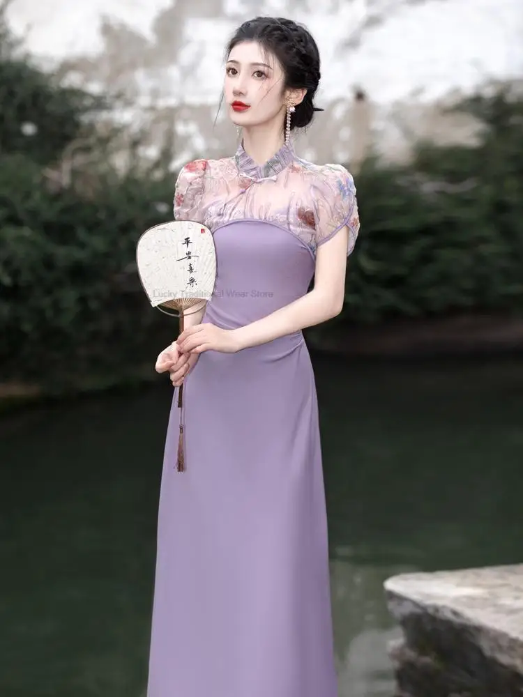 Новое улучшенное платье Ципао в