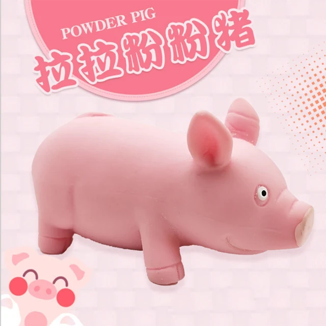 Antistress Toy Funny Pink Pig Squeeze Toys Rubber Animal Models Venting Wacky Slow Rebound Toys Simulation Toy Pig 4