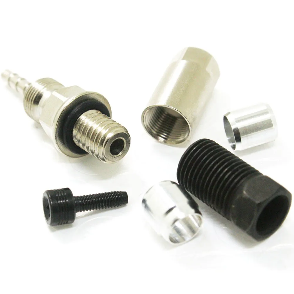Bike Hydraulic Disc Brake Hose Connector Adapters Oil Needle For Sram