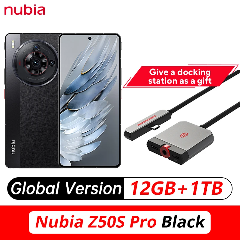 ★Nubia　Z50S Pro Black 12GB/1TB グローバル版 Nubia Z50S Pro 1 TB / 12 GB - buy smartphone: prices