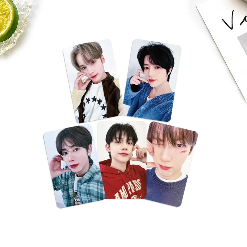 

KPOP 5PCS SooBin YeonJun TaeHyun LOMO Card BeomGyu Star Peripheral Special Photo Cards Fans Collection Commemorative Postcard
