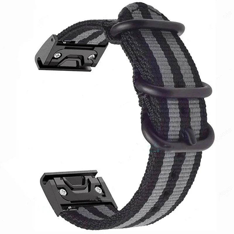 Quickfit Nylon Watch Strap - 22mm/26mm Sport Band Replacement