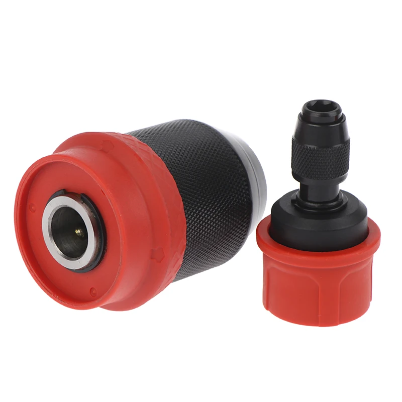1pc Quick-Release Drill Conversion Chuck For 6.35mm Hex Bits Compatible With Corded And Cordless Electric Drills