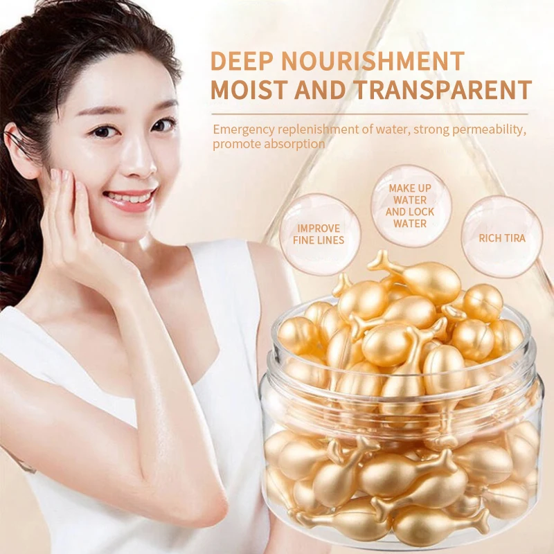 Hyaluronic Acid Capsule Serum 30/50/Moisturizing Face Cream Anti-Wrinkle Anti-aging Brighten Whiten Face Care Tool