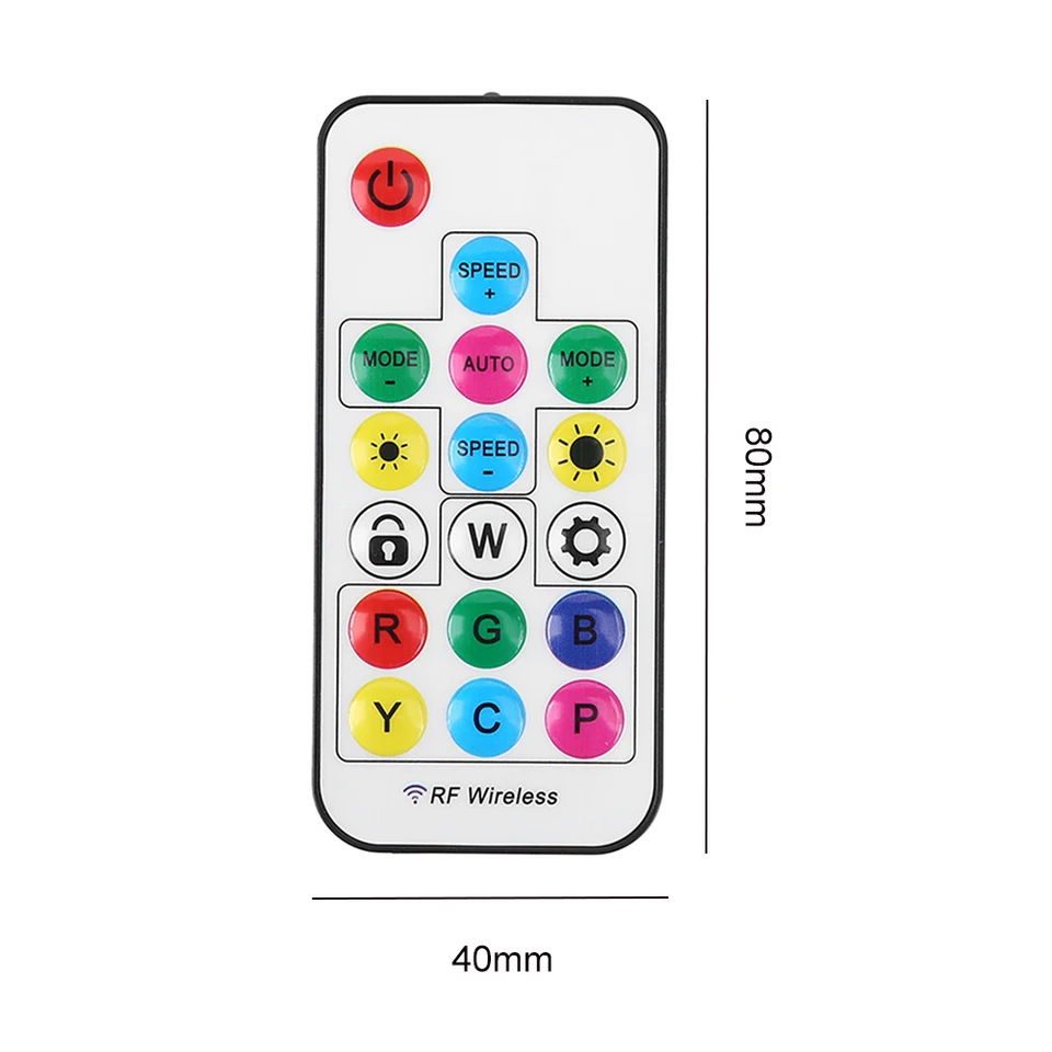 5V RF Wireless Remote Controller for RGB LED Strips