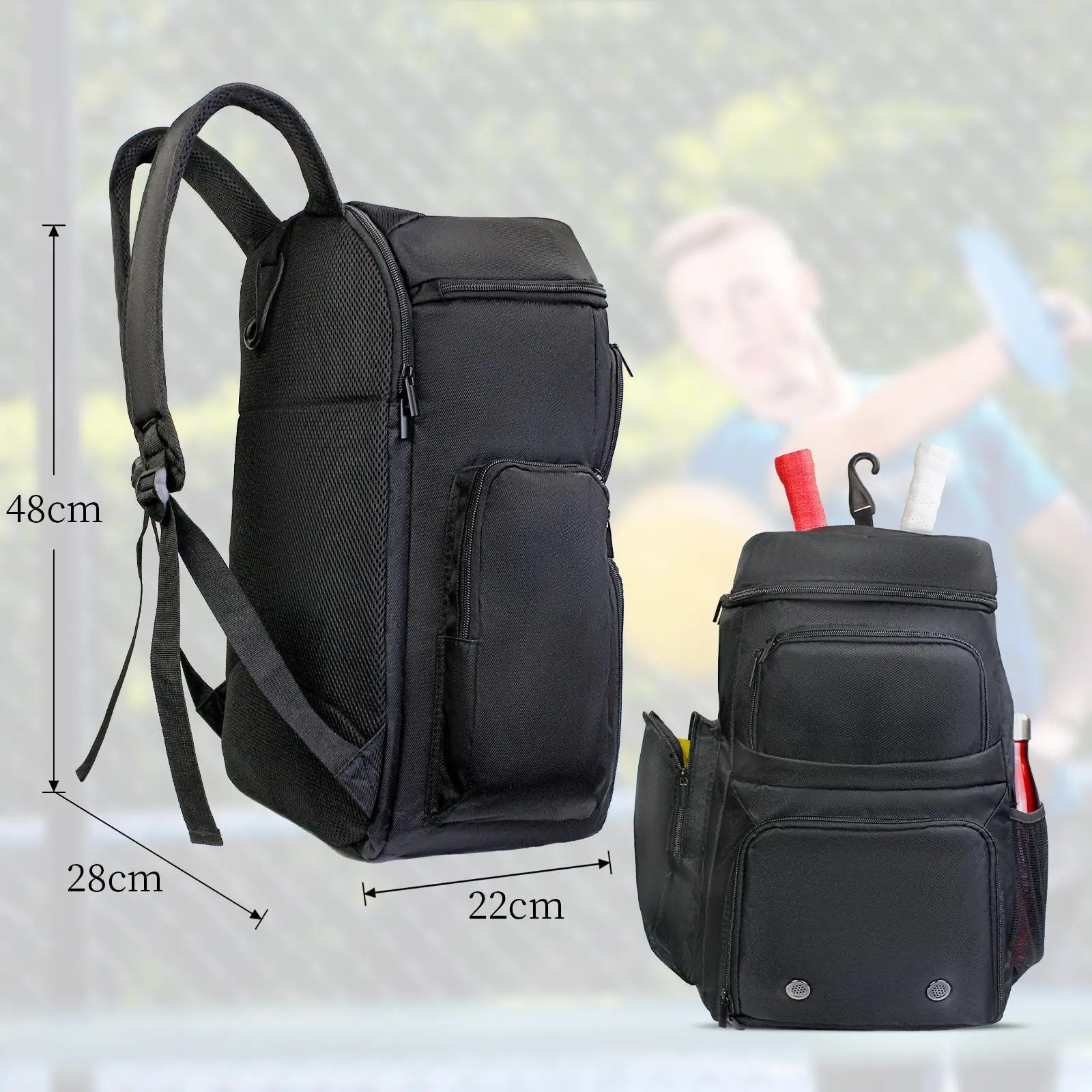 Pickleball Backpack with Shoe Compartment Tennis Paddle Backpack Daypack Pickleball Backpack with Shoe Compartment Tennis Paddle Backpack Daypack