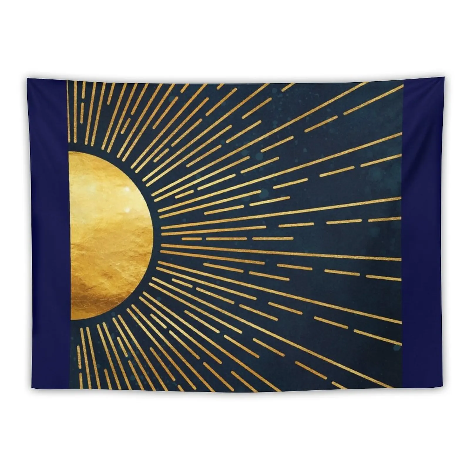 

Blue and Gold Tapestry Carpet Wall Anime Decor