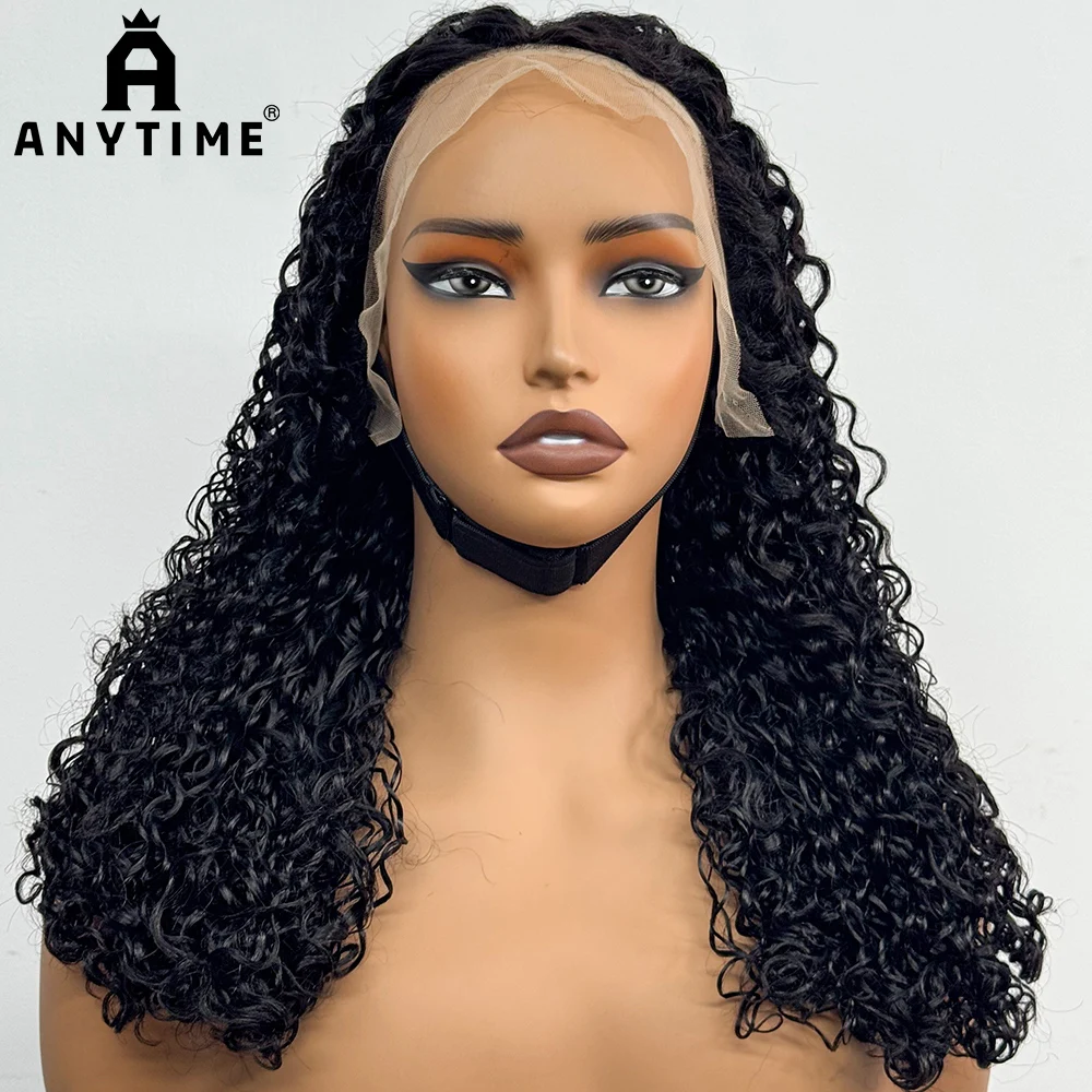 Double Drawn Jerry Pixie Curly 300% Density Real Human Hair Curly Wigs With 13x4 Lace Frontal Human Hair Wig for Black Women