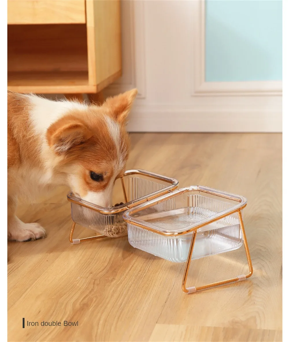 Title 3, Non-Slip Dog Bowl With Stand for Cat Food Water...