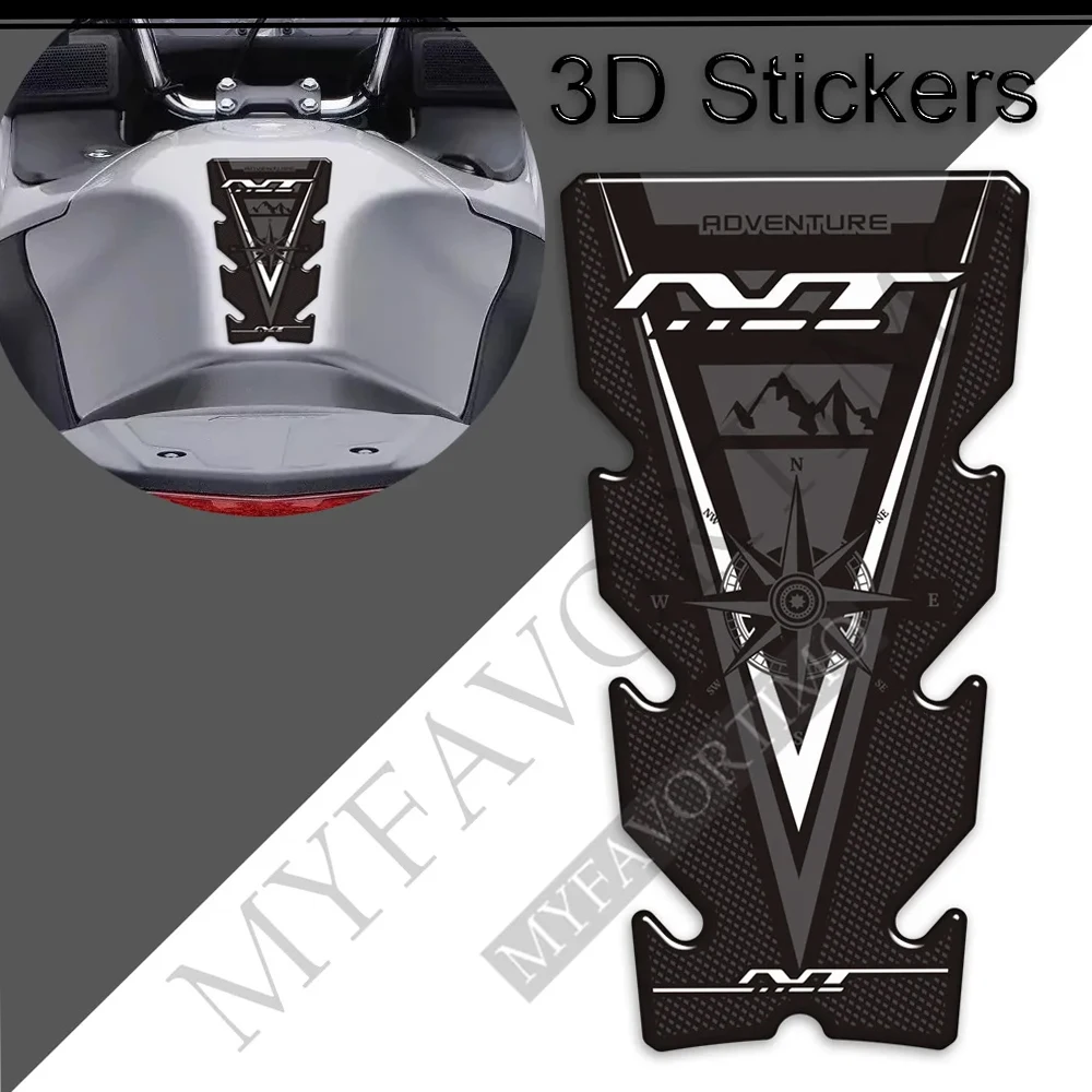 Motorcycle For Honda NT 650 700V 1000 1100 NT650 NT1100 Adventure Stickers Decals Protector Tank Pad Gas Fuel Oil Kit Knee 3d motorcycle tank pad protector sticker motocross tankpad case for honda cbr 600 900 1000 rr cbf cb600 hornet kawasaki