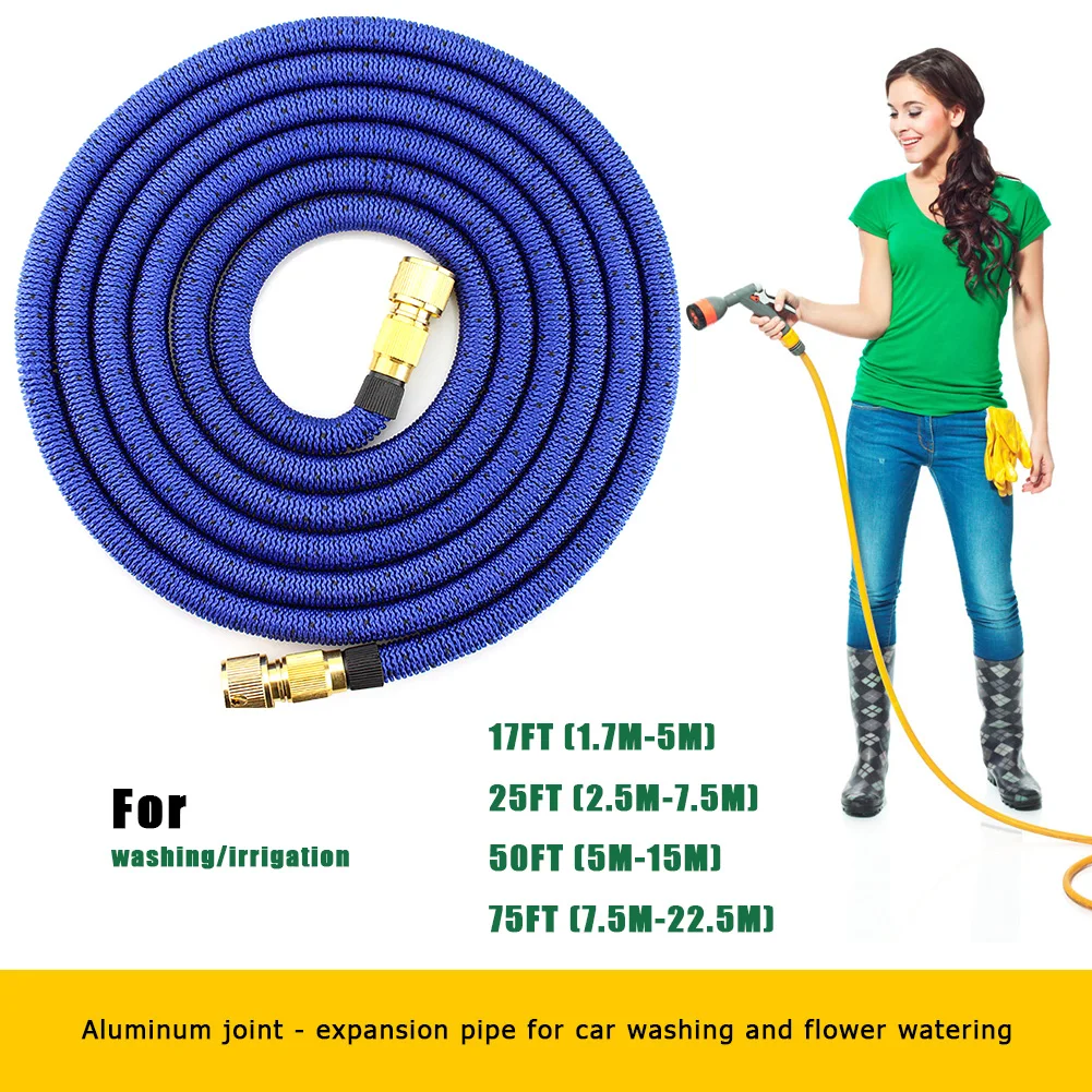 Expandable Garden Hose Pipe Flexible Extensible Water Hose with Water Gun Magic Pipes for Garden Farm Irrigation Car Wash garden hose expandable magic hose expandable water hose water hose expandable hose water gun