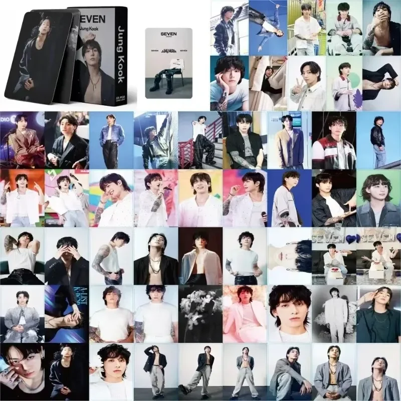 Carte Photo Kpop Collection 55 Cartes Photos Stray Kids MANIAC - Collection Complète 8 Membres - Cadeau Fan Kpop Photocards Stray Kids