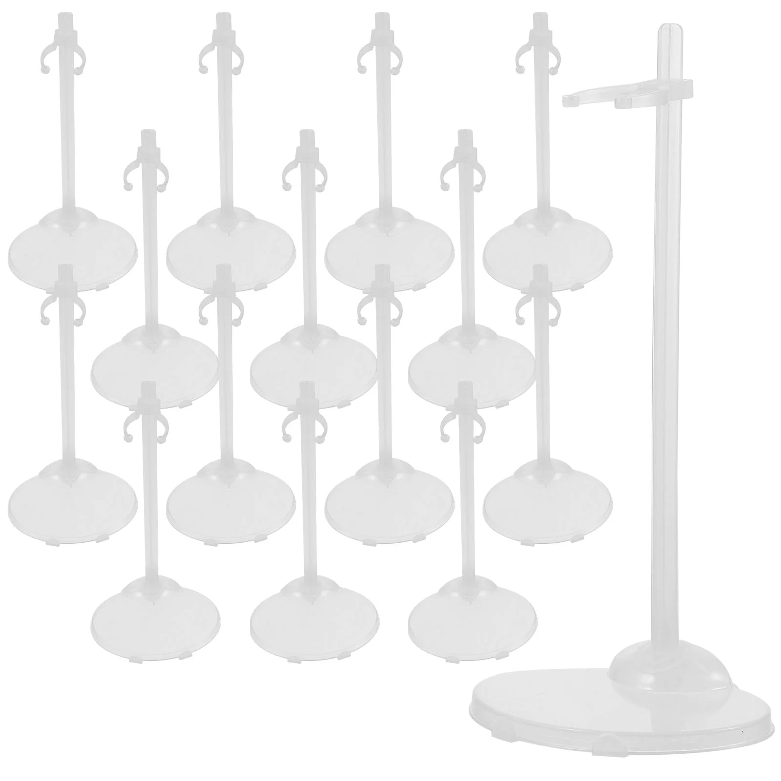 20pcs fail fix dolls for girls clear stands stand holder display support leg holder accessories Transparent Baby Dolls Support for Dolls Dolls Supports Stands Accessories Toy Display Stand Support
