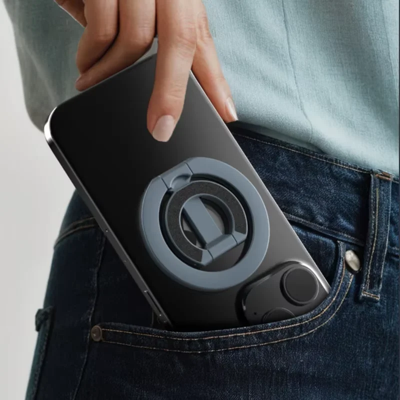 Magnetic 360° Rotating Ultra-Thin Foldable Phone Stand and Holder