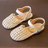 Girl Sandals Hollow Out Vacation Gladiator Style Outdoor Children Flat Toddler Fashion Summer Soft Kid Shoes 6