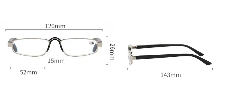 Óculos de Leitura Retrô com lentes aprimoradas e Pernas Flexíveis - Ultraleve