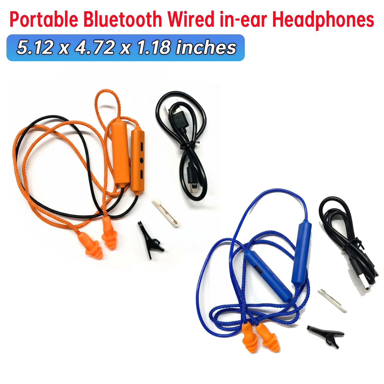 Wireless Bluetooth Earbuds Neckband Noise Cancelling Earphones_voghion.com