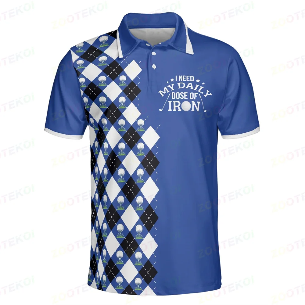 Men's Fashion Printed Polo Shirts Summer Lapel Buttons Short Sleeves Outdoor Golf Shirts F4 Racing Shirts Quick Dry Breathable