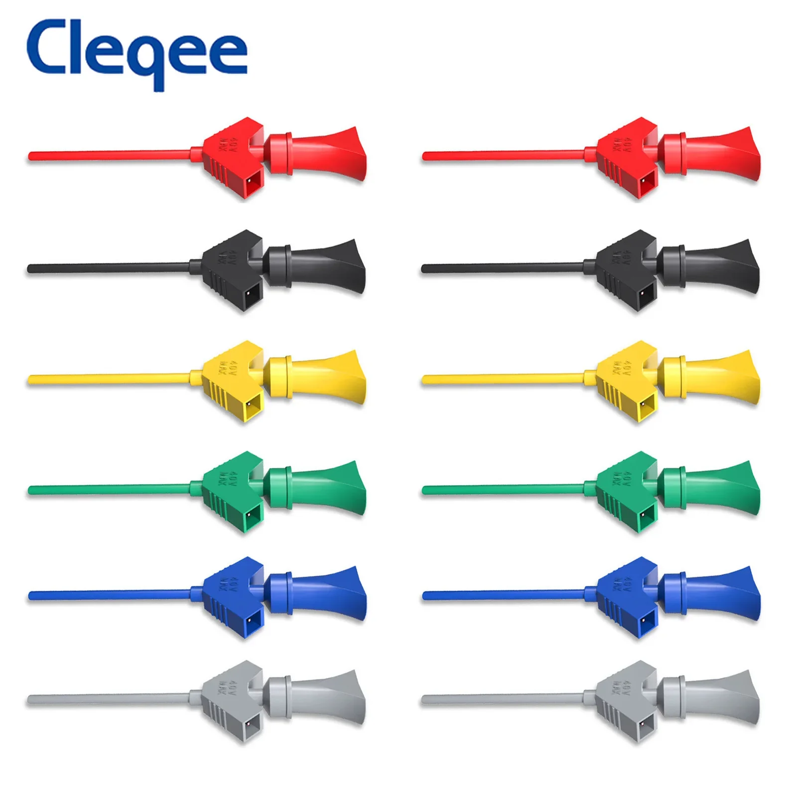 Cleqee P5003 Mini SMD IC тестовый крюк зажим Перемычка тестовый зонд логический анализатор соединение Dupont тестовый провод аксессуары 30 В/5 А
