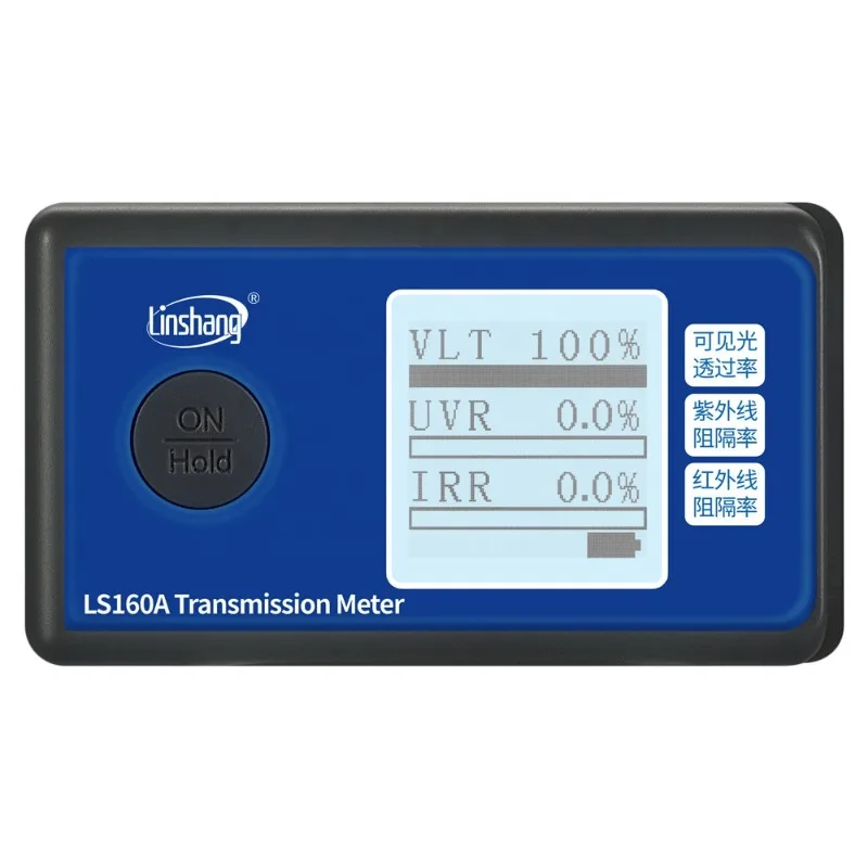 

Ручной Измеритель передачи оконной пленки Linshang LS160A с инфракрасной УФ-блокировкой скорости видимой яркости VLT