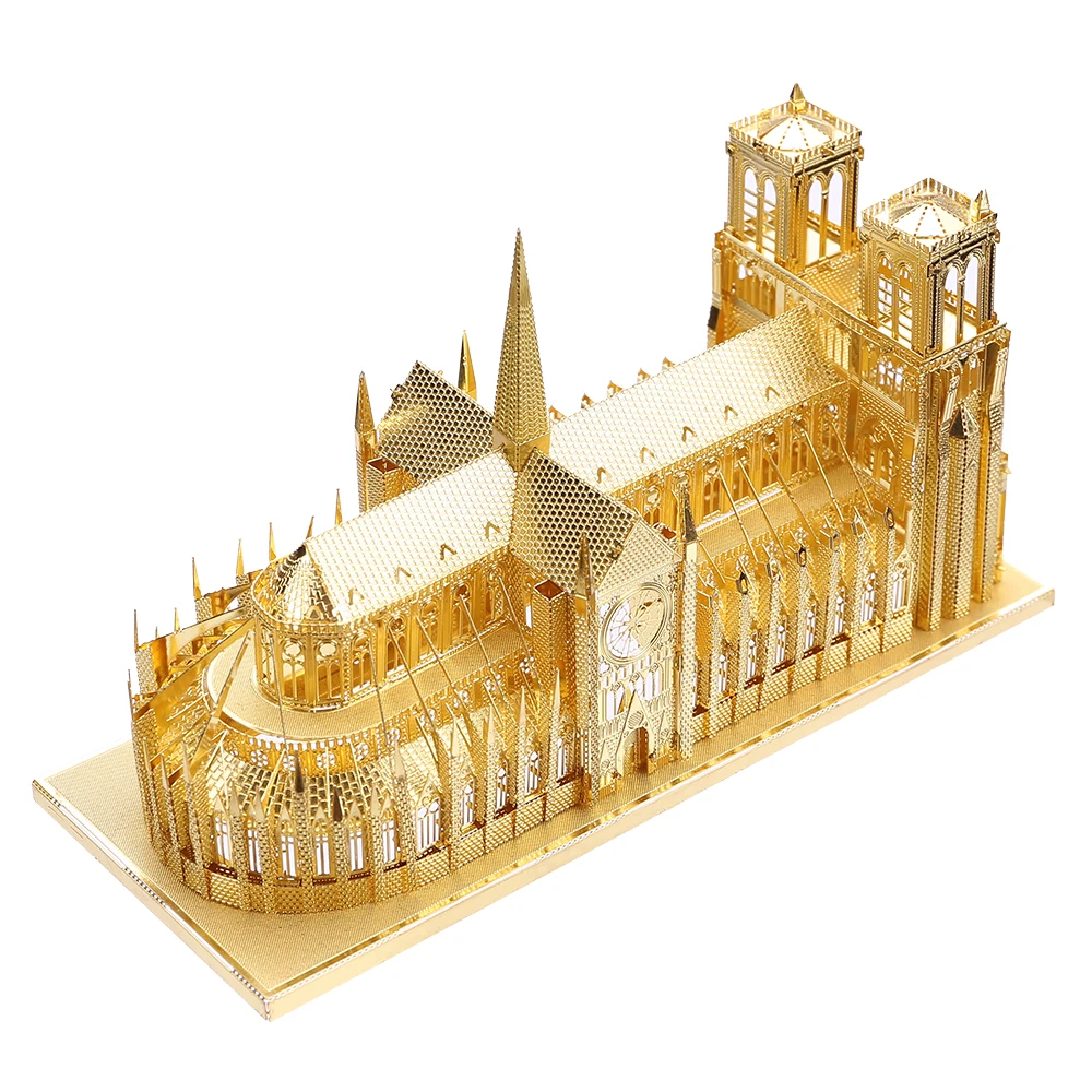 Notre Dame De Paris Church 3D Metal Puzzle