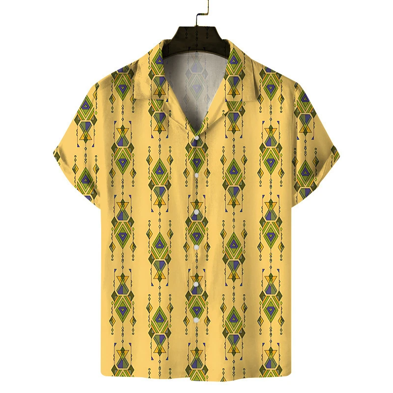 Mens Designer Clothing 3D Print Shirt Oversized Summer 2024 Travel Hawaii Beach Hawaiian Harajuku Pattern Camisa Masculino Lapel 5