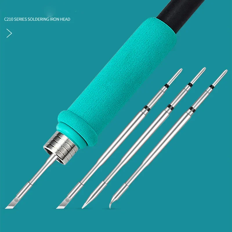 thumbnail image 2 of MECHANIC C210 Lead-free Soldering Tip, JBC C210 T210 T26 T26D S21 Tips Fast Heating C210 I Is K Head For Smd Welding I.946969855 2 of 12