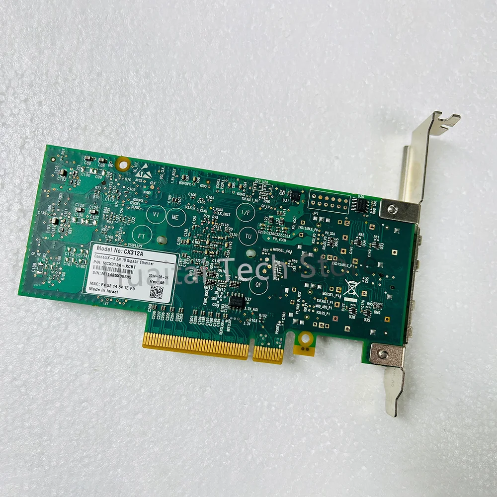 For Mellanox ConnectX-3 CX312A Group Twin-port Ten Gigabit Fiber Optic Network Adapter MCX312A-XCBT 4 For Mellanox ConnectX-3 CX312A Group Twin-port Ten Gigabit Fiber Optic Network Adapter MCX312A-XCBT - Image 2