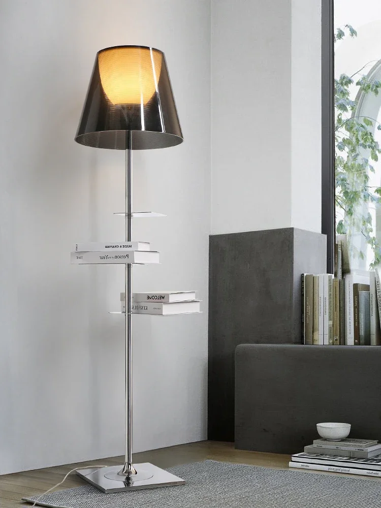 

Bookshelf Floor Lamp Modern Minimalist Study and Bedroom Living Room Nordic Creative Shelves Integrated