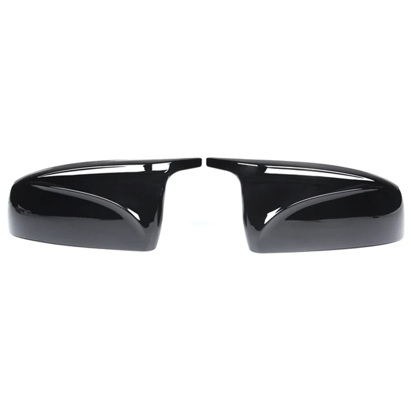 

Glossy Black Rearview Mirror Cover Side Wing Mirror Caps Protector For-BMW X5 E70 X6 E71 2008 2009 2010 2011 2012