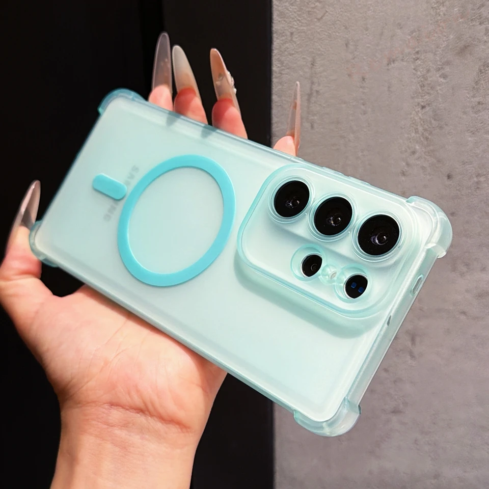 Magnetic Shockproof Silicone Magsafe Phone Case Cover