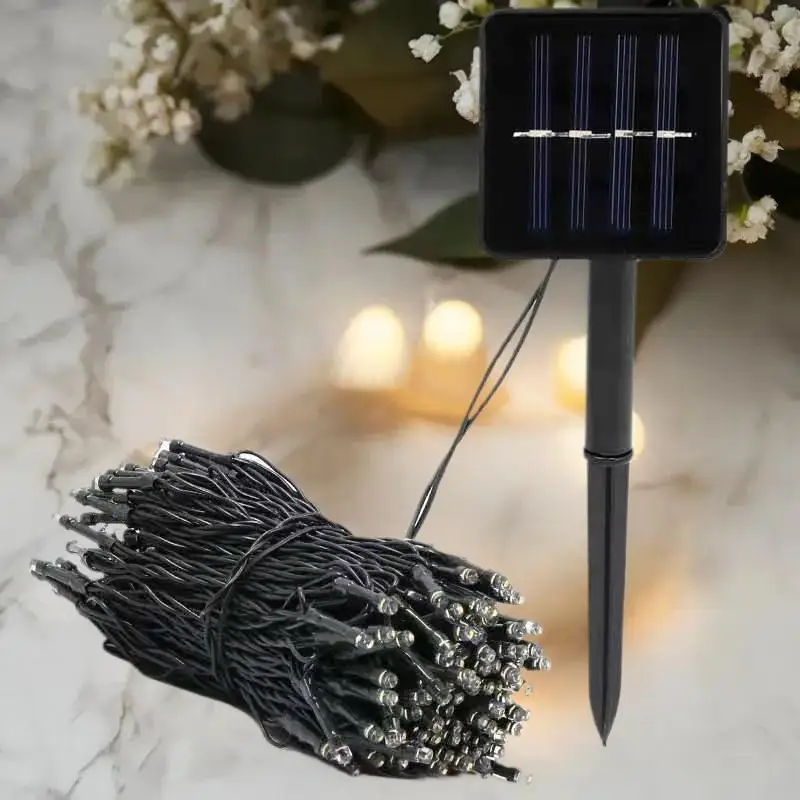 ✰ ✪ 12M LED 솔라 100 LED 크리스마스 조명 야외 방수 파티 요정 정원 크리스마스 트리 장식용 솔라 조명