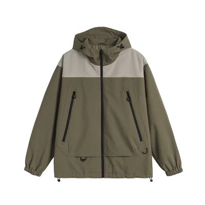 Unisex 3-in-1 Detachable Fleece Jacket Waterproof Windproof Breathable Hooded Hiking Camping Trekking Skiing Outdoor Sportswear