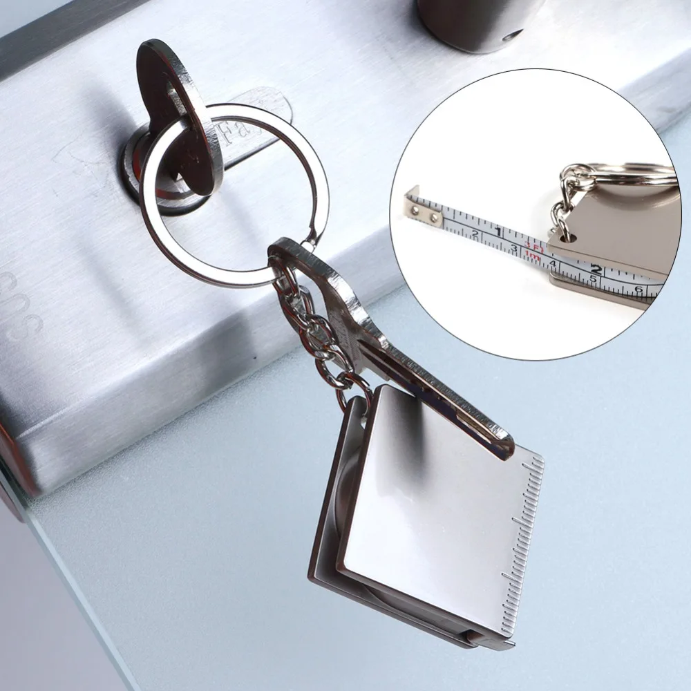 Metal Tape Measure Key chain