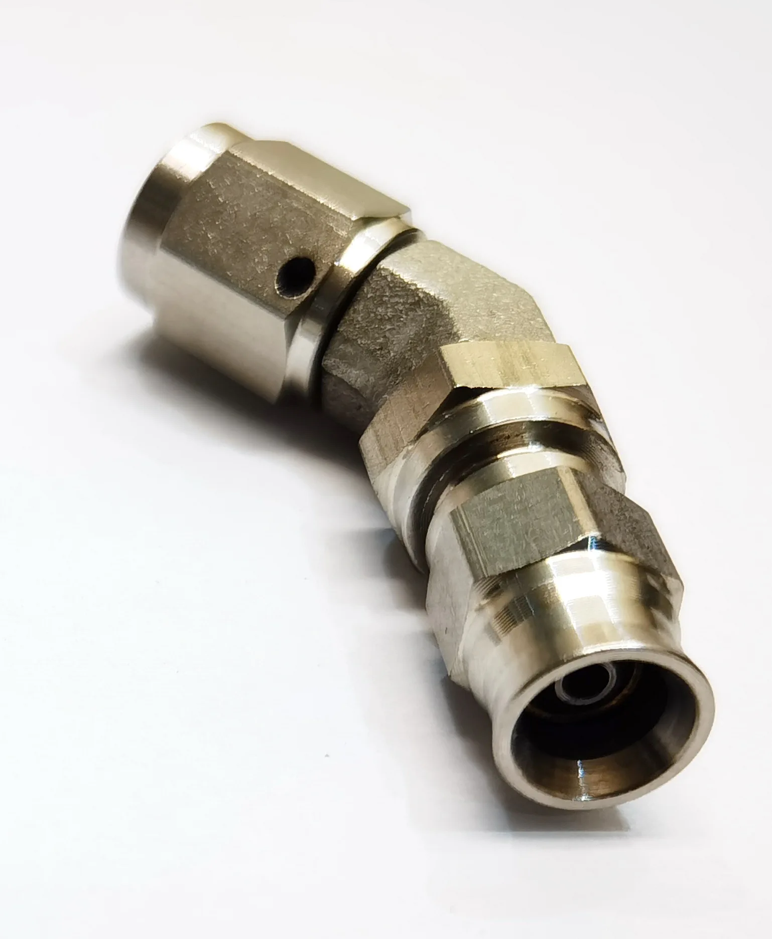 AN3 45 90 Degree Stainless Steel Forged Swivel Female Adapter Fitting to AN3 Braided PTFE Hose parts adapter