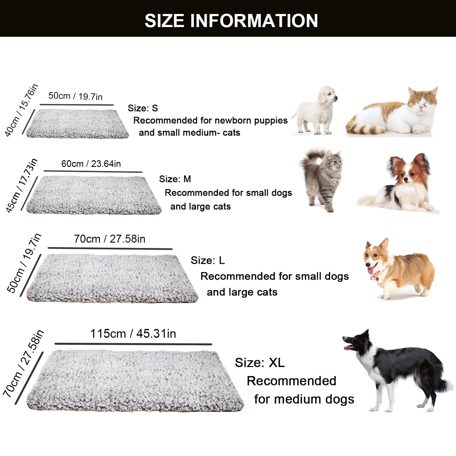 Self-Heating Pet Bed Mat 2