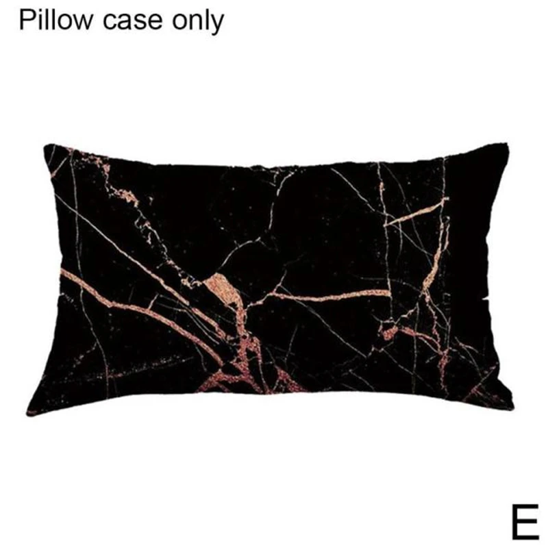 2022 Geometric Marble Texture Abstract Pillow Rectangular Pillow Sofa Cushion Waist Plush Cushion Pillowcase Pillow Core 30*50CM 